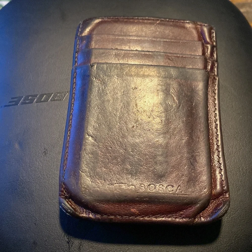 BOSCA CARD/CASH HOLDER